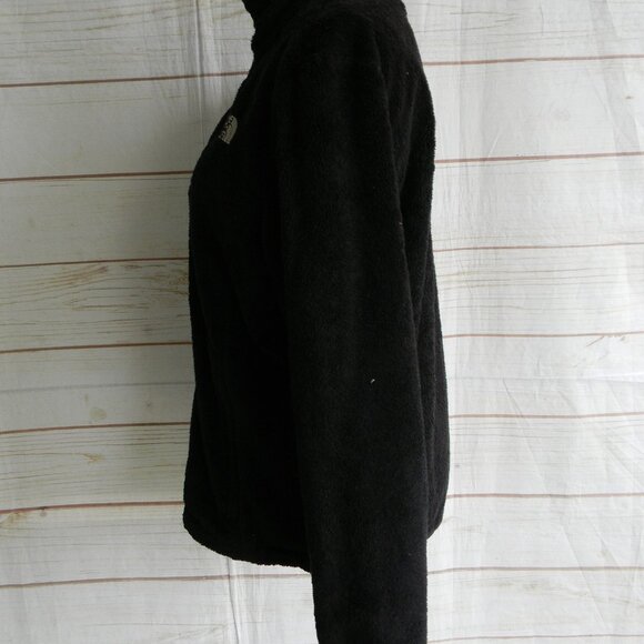 THE NORTH FACE WM'S BLACK FLEECE ZIP FRONT JACKET COZY SOFT SZ L LARGE - Picture 3 of 7